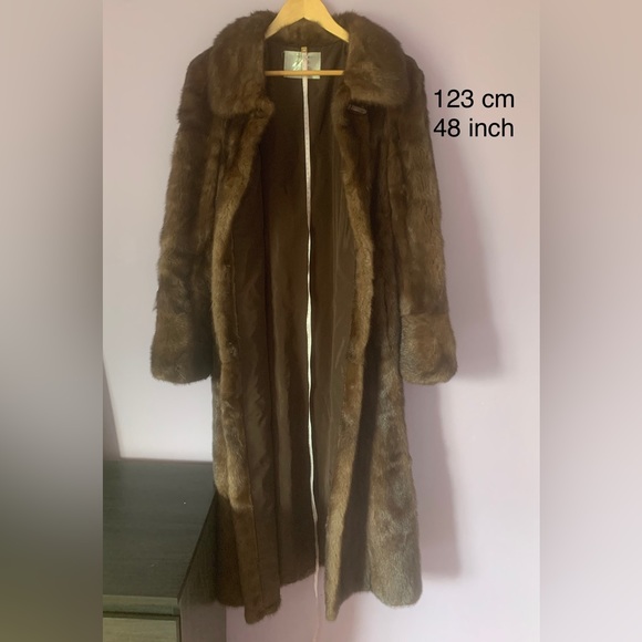 Real mink long fur coat $3000 - Picture 4 of 10